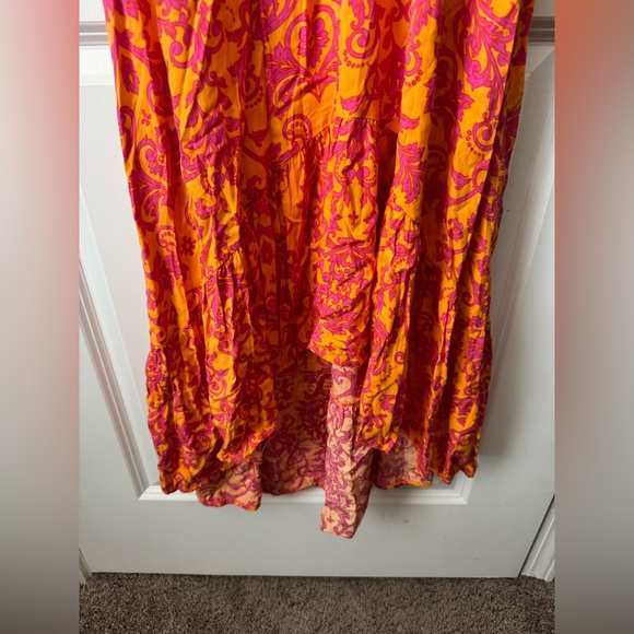 ANTHROPOLOGIE ABEL THE LABEL
Floral Dress Womens Maya Hi Low Size XS Pink Orange - Picture 5 of 6